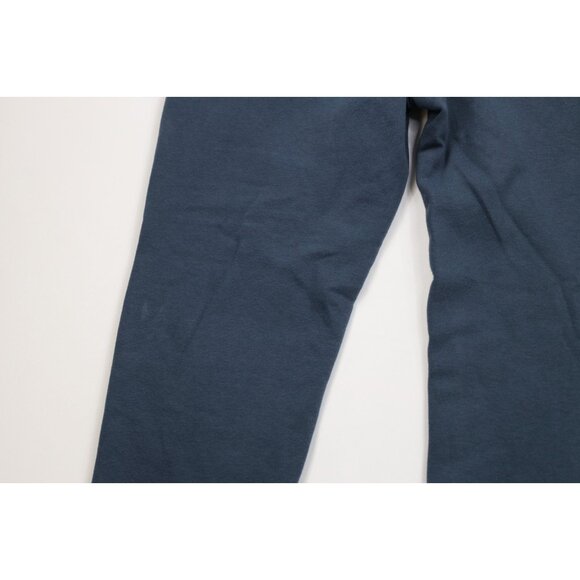 Vintage Y2K Hurley Surfing Mens Large Faded Cuffed Sweatpants Joggers Steel Blue - Picture 14 of 15